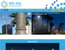 Tablet Screenshot of delsolresources.com